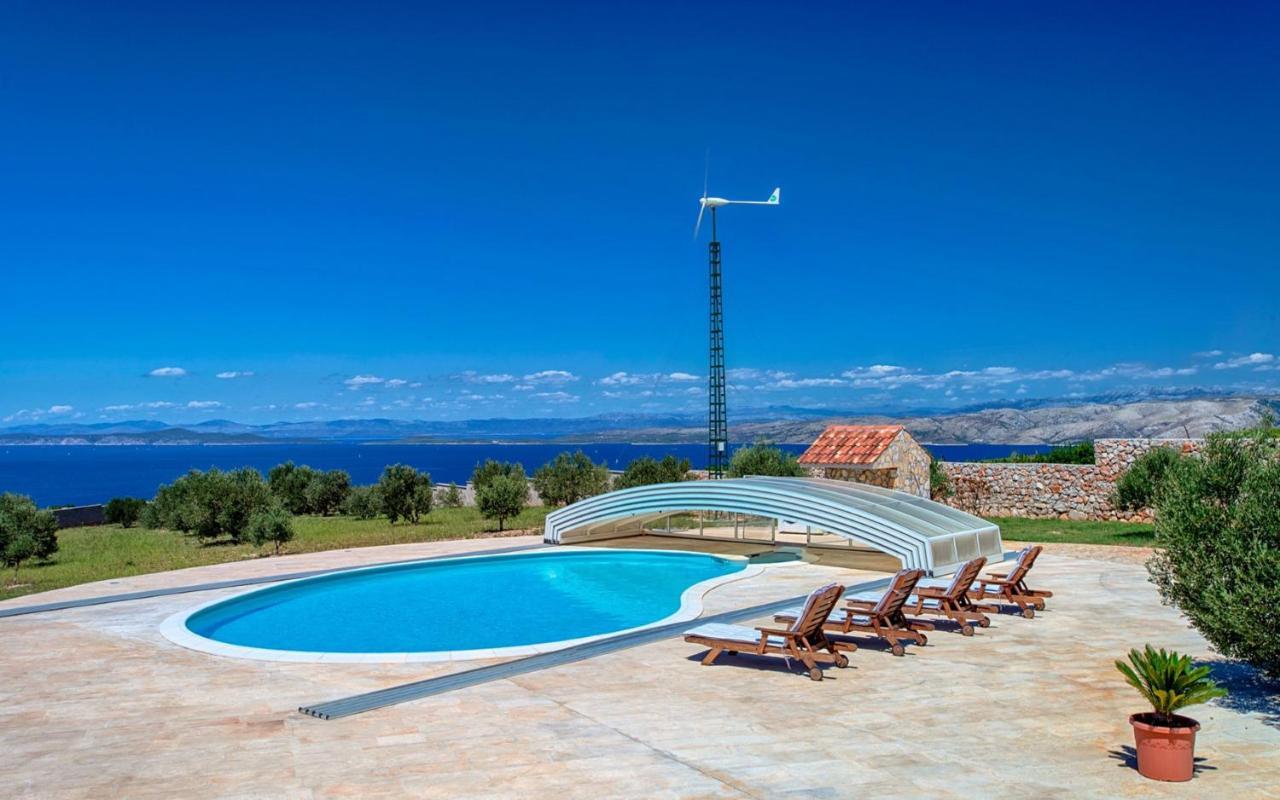 Luxury Villa Fura On Hvar, Heated Pool Brusje Dış mekan fotoğraf