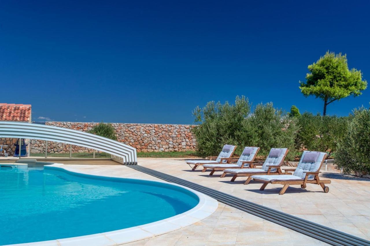 Luxury Villa Fura On Hvar, Heated Pool Brusje Dış mekan fotoğraf
